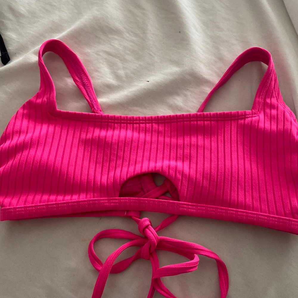 hot pink bikini top from target